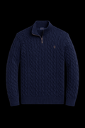 HORSE KNIT QUARTER ZIP