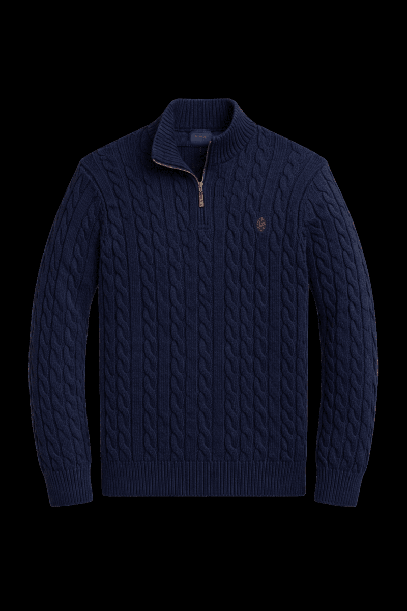 HORSE KNIT QUARTER ZIP