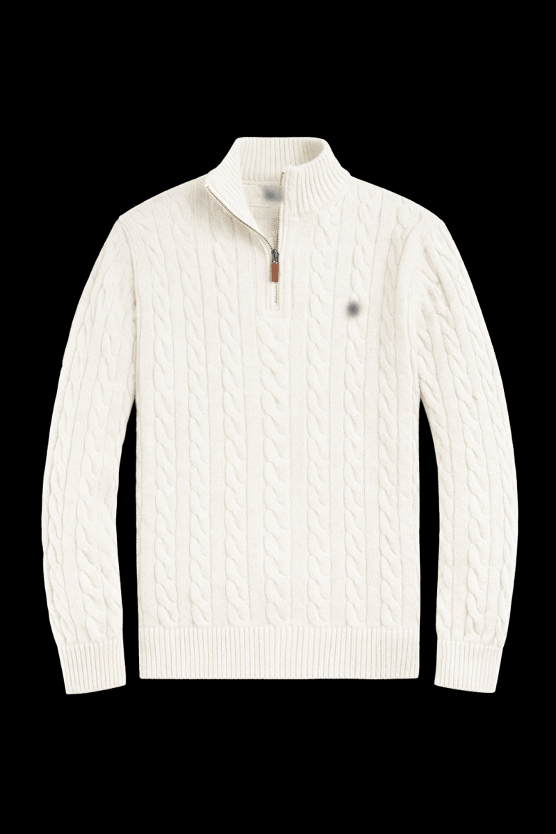 HORSE KNIT QUARTER ZIP