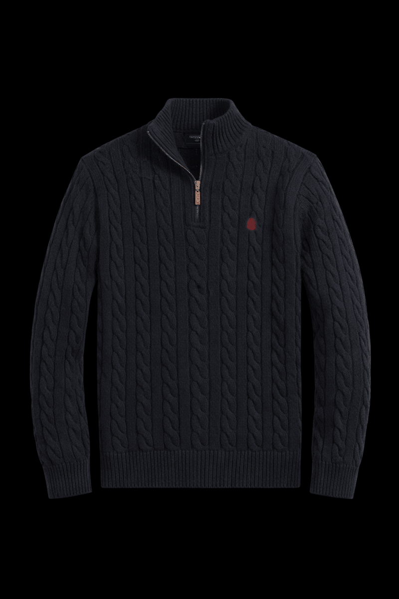 HORSE KNIT QUARTER ZIP