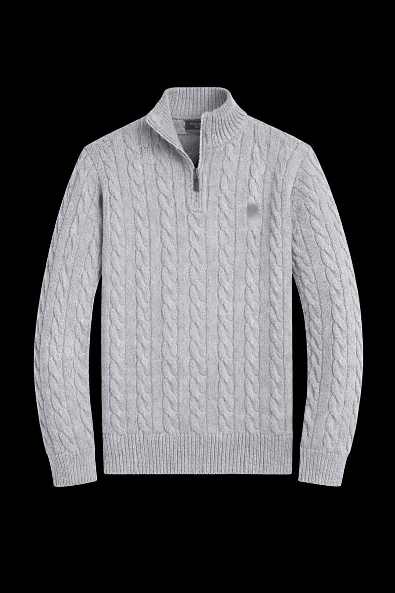 HORSE KNIT QUARTER ZIP